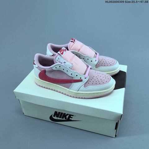 Travis Scott x Air Jordan 1 Low AIR JORDAN 1 Aj1 Lifestyle (BS-66589)