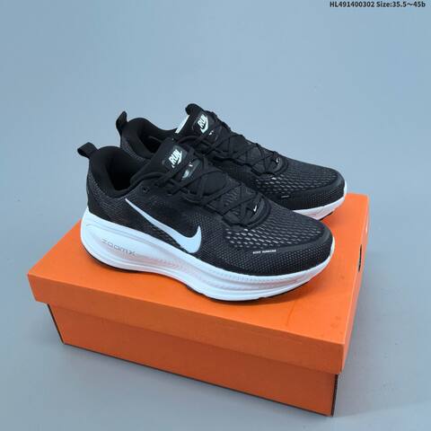 Nike Vomero 18 ReactX Air Zoom White Black Neon Green Orange EU 35 5-45 Running Shoe - Unisex (BS-61481)