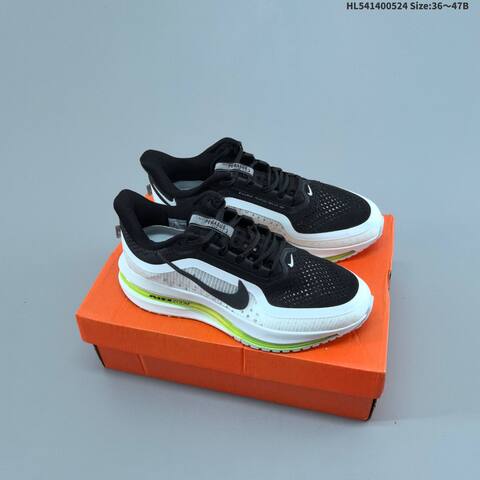 Nike Pegasus Premium Airscape Black White Volt EU 36-47 Running Shoe - Unisex (BS-60157)