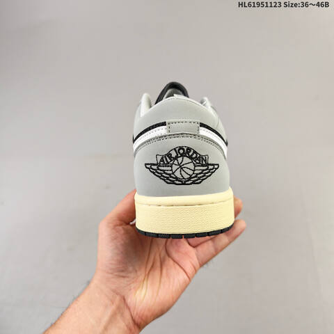 Air Jordan 1 Low Light Smoke Grey AIR JORDAN 1 Aj1 Lifestyle (BS-67721)