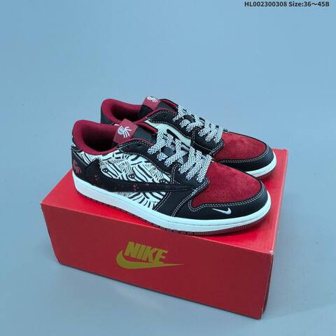 Travis Scott x Air Jordan 1 Low AIR JORDAN 1 Aj1 Lifestyle (BS-66596)