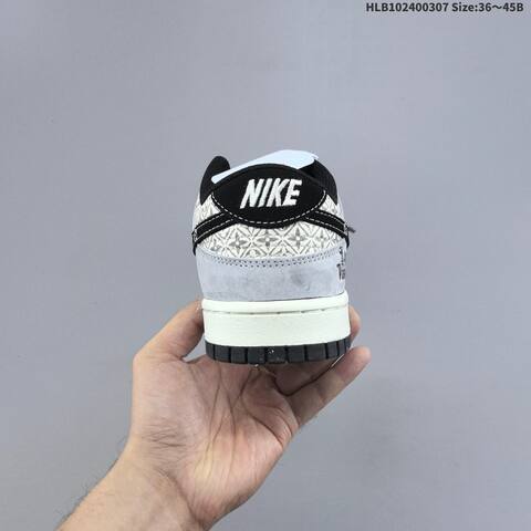 Nike Dunk SB Low Grey White Black Red EU 36-45 Skate Shoe - Unisex (BS-61446)
