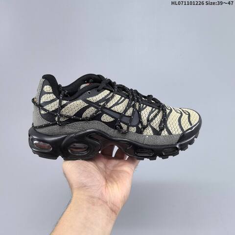 Nike Air Max Plus TN Grey Black Yellow EU 36-47 Running Shoe - Unisex (BS-62437)