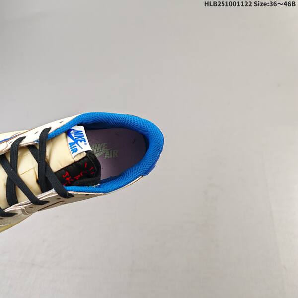 Nike Air Jordan 1 Low x Travis Scott white/blue/cream/black 36~46B lifestyle