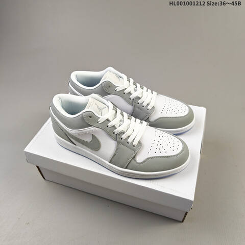 Air Jordan 1 Low Wolf Grey Dior AIR JORDAN 1 Aj1 Lifestyle (BS-67475)