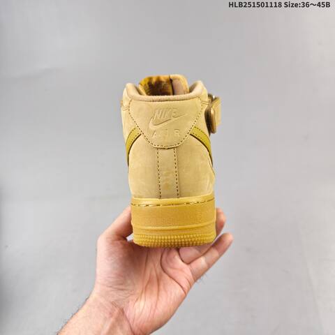 Nike Air Force 1 High 07 Wheat Tan Gum Yellow EU 36-45 Sneaker - Unisex (BS-63499)
