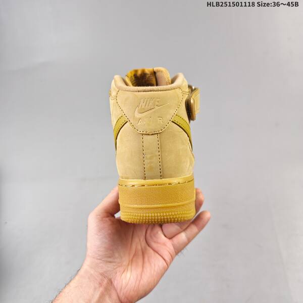 Nike Air Force 1 High 07 wheat tan gum yellow EU 36-45 sneaker