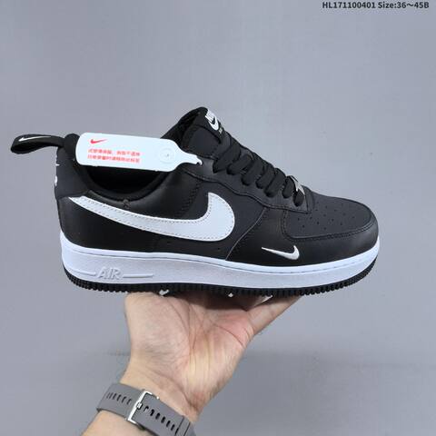 Nike Air Force 1 07 LV8 CU0952 Black White Light Pink EU 36-45 Sneaker - Unisex (BS-60990)