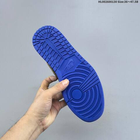 Union LA x Fragment Design x Air Jordan 1 Retro High OG Sport Royal A Lifestyle (BS-66758)