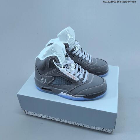 Air Jordan 5 Retro Wolf Grey Replica AIR JORDAN 5 Aj5 5 TP Lifestyle (BS-66437)