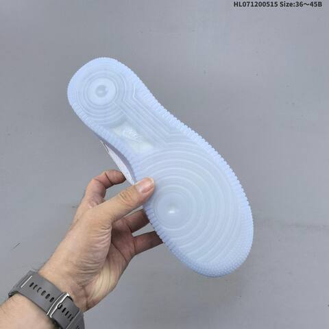 Nike Air Force 1 07 Low White Metallic Silver Ice Blue EU 36-45 Sneaker - Unisex (BS-60315)