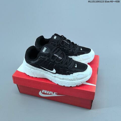 Nike P-6000 Black White EU 40-45 Running Shoe - Men's (BS-61798)