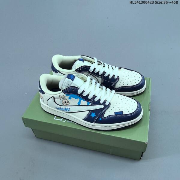 Nike Air Jordan 1 white/black multicolor (custom Labubu-themed) EU 36-45 lifestyle