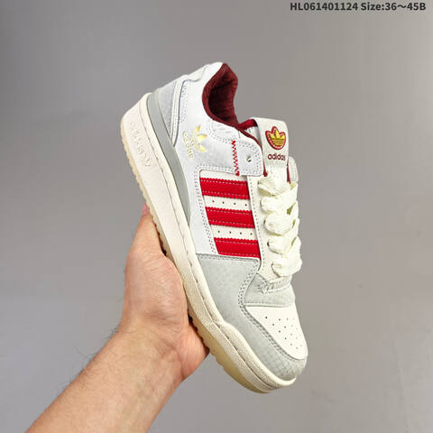 Adidas Forum Low Cream Pink Purple Blue EU 36-45 Skate Shoe - Unisex (BS-65485)
