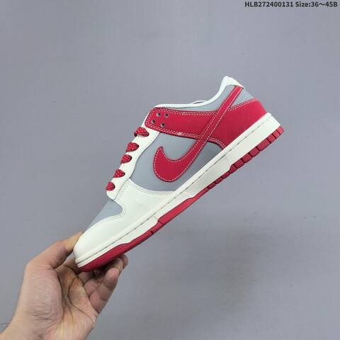 Nike Dunk Low Off White Burgundy Gold EU 36-45 Skate Shoe - Unisex (BS-61620)
