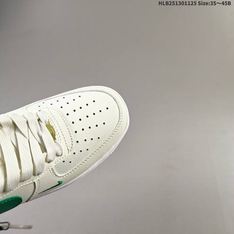 Nike Air Force 1 07 Sail White Green Gold EU 35-45 Sneaker - Unisex (BS-63071)