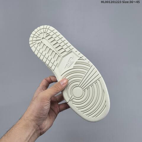 a Air Jordan 1 Mid Hemp Sail AIR JORDAN 1 Aj1 Lifestyle (BS-67315)