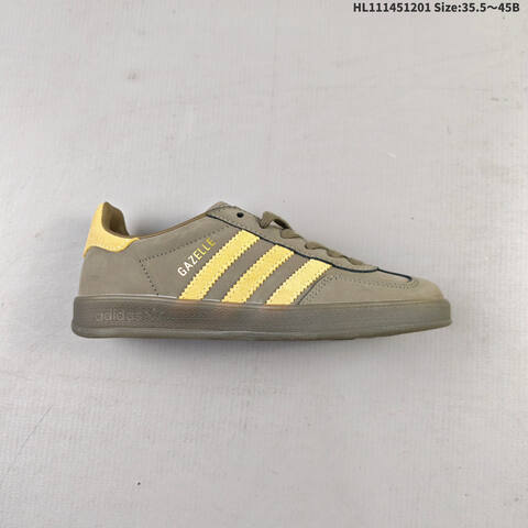 Adidas Gazelle Indoor Olive Yellow Brown White EU 35 5-45 Sneaker - Unisex (BS-65377)