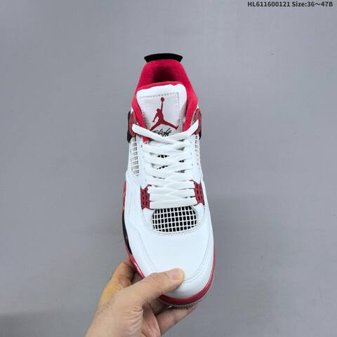 Air Jordan 4 Retro Fire Red Replica AIR JORDAN 4 Aj4 Lifestyle (BS-66887)