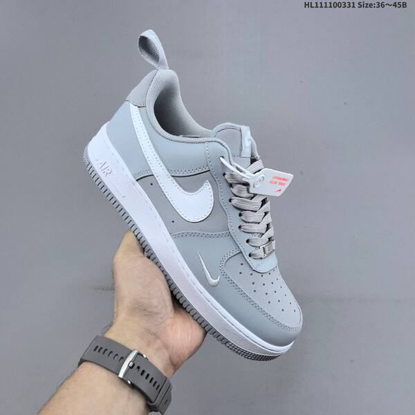 Nike Air Force 1 07 black white grey EU 36 45 sneaker EU 36-45
