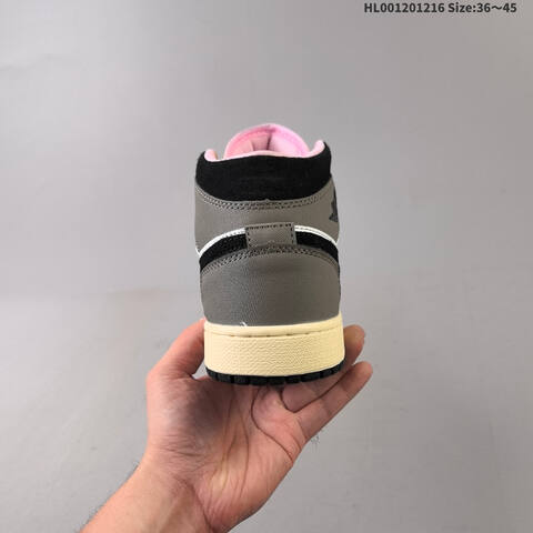 A Air Jordan 1 Mid Cave Stone AIR JORDAN 1 Aj1 Lifestyle (BS-67417)