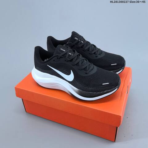 Nike Journey Run 2 ComfiRide White Black Red Silver EU 36-45 Running Shoe - Unisex (BS-61498)