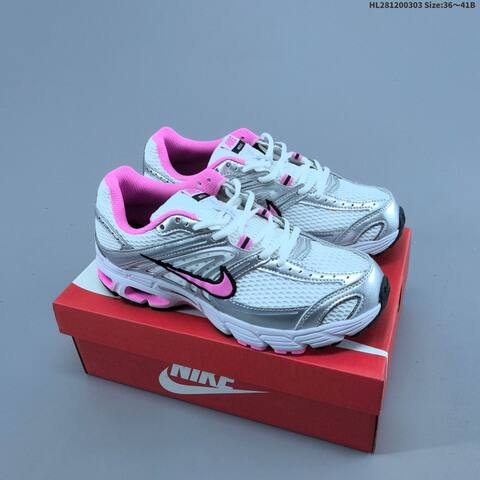 Nike Air Max Moto 2K Silver Pink Black White EU 36-41 Running Shoe - Unisex (BS-61475)