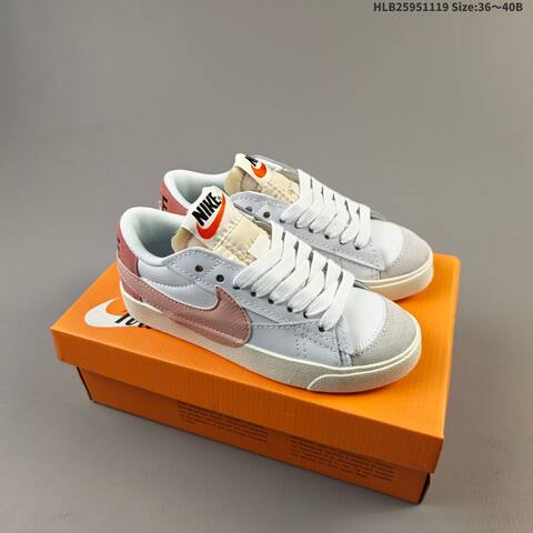 Nike Blazer Low 77 Jumbo White Black Sail Red Grey EU 36-45 Skate Shoe - Unisex (BS-63446)