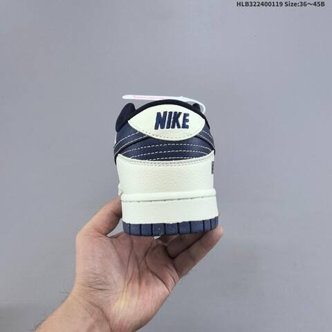Nike Dunk SB Low Sail Navy Blue Orange Black EU 36-45 Skate Shoe - Unisex (BS-61898)