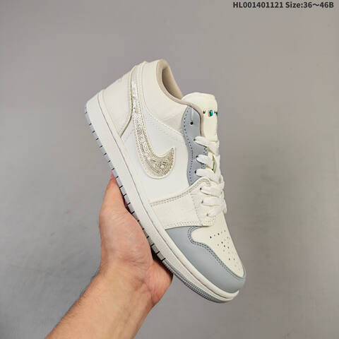 Air Jordan 1 Low Soft Pearl WMNS AIR JORDAN 1 Aj1 Lifestyle (BS-67745)