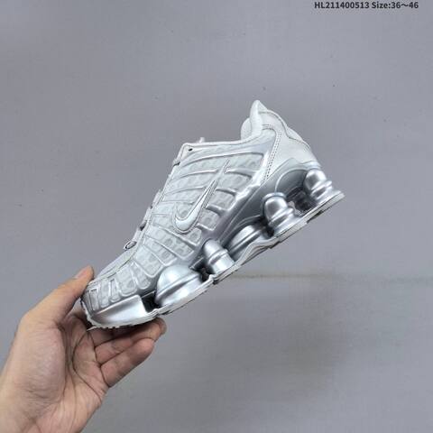 Nike Shox TL Metallic Silver Light Grey EU 36-46 Running Shoe - Unisex (BS-60354)