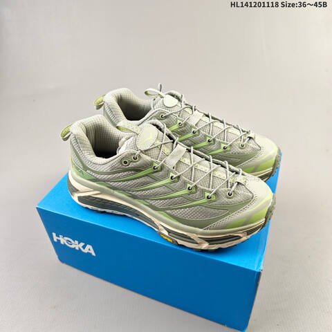 HOKA ONE ONE Mafate Three 2 Beige Light Grey Off White EU 36-45 Trail Shoe Trail Running Sneakers - Unisex (BS-69475)