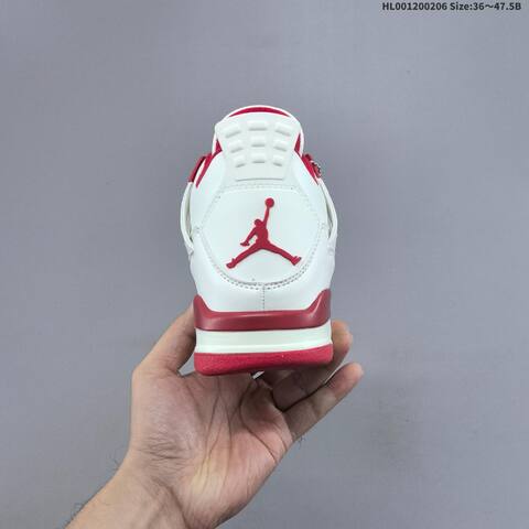 Air Jordan 4 Retro Sierra Red WMNS AIR JORDAN 4 Aj4 Lifestyle (BS-66688)