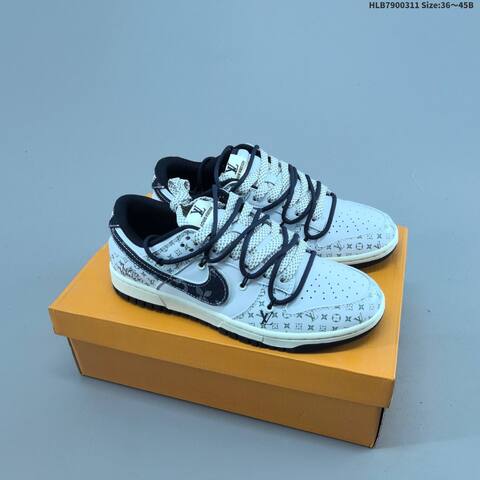 Nike Dunk SB Low Grey Burgundy Navy Cream EU 36-45 Skate Shoe - Unisex (BS-61370)