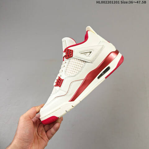 Air Jordan 4 Retro Sierra Red WMNS AIR JORDAN 4 Aj4 Lifestyle (BS-67584)