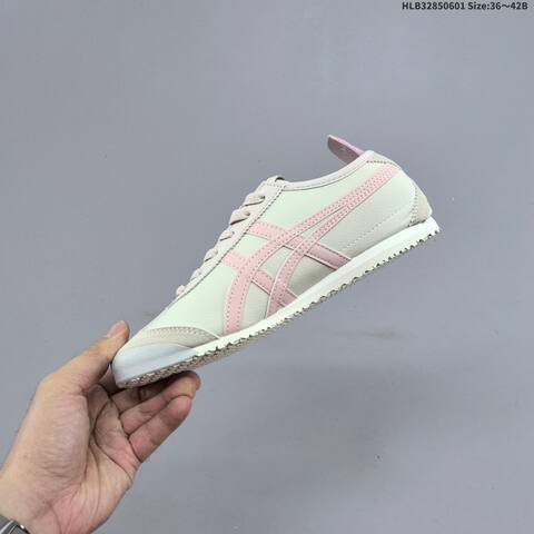 Onitsuka Tiger Mexico 66 Cream Light Pink Beige EU 36-42 Sneaker Casual Sneakers - Unisex (BS-68776)