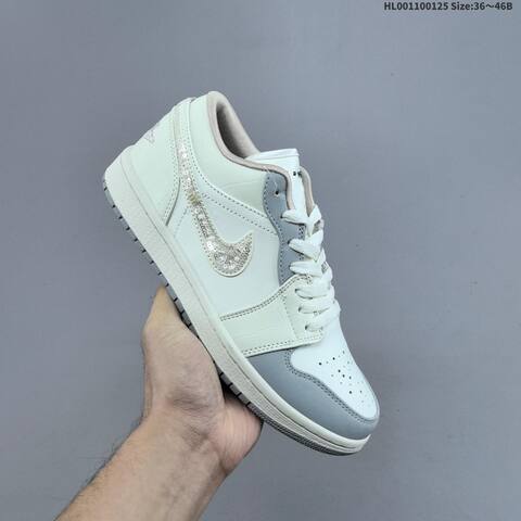 Air Jordan 1 Low Soft Pearl WMNS AIR JORDAN 1 Aj1 Lifestyle (BS-66843)