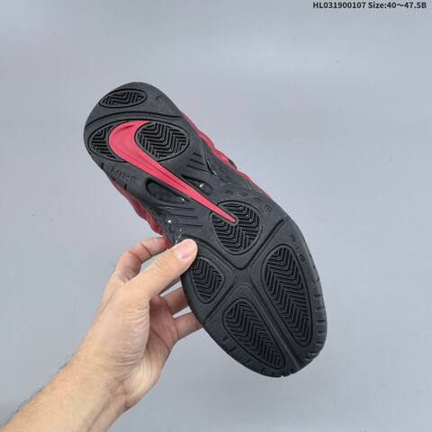 Nike Air Foamposite One Black Red EU 40-47 5 Basketball Shoe - Men's (BS-62171)