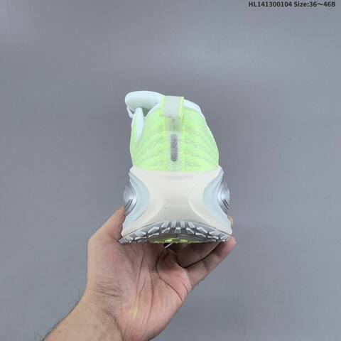 Nike Vomero Plus ReactX Air Zoom Neon Green White Silver EU 36-46 Running Shoe - Unisex (BS-62243)