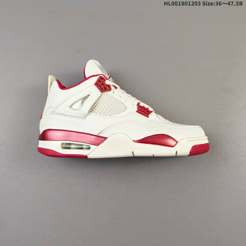 Air Jordan 4 Retro Sierra Red WMNS AIR JORDAN 4 Aj4 Lifestyle (BS-67552)
