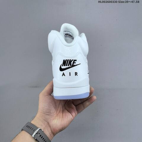 Air Jordan 5 Retro Metallic White Replica AIR JORDAN 5 Aj5 Lifestyle (BS-66402)