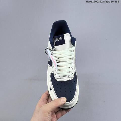 Nike Air Force 1 07 Sail Navy Blue Grey EU 36-45 Sneaker - Unisex (BS-61182)