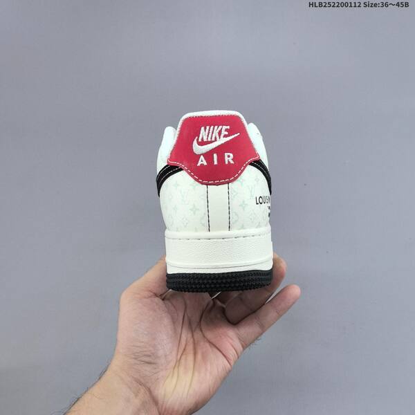 Nike Air Force 1 07 LV8 off white grey black red EU 36-45 sneaker