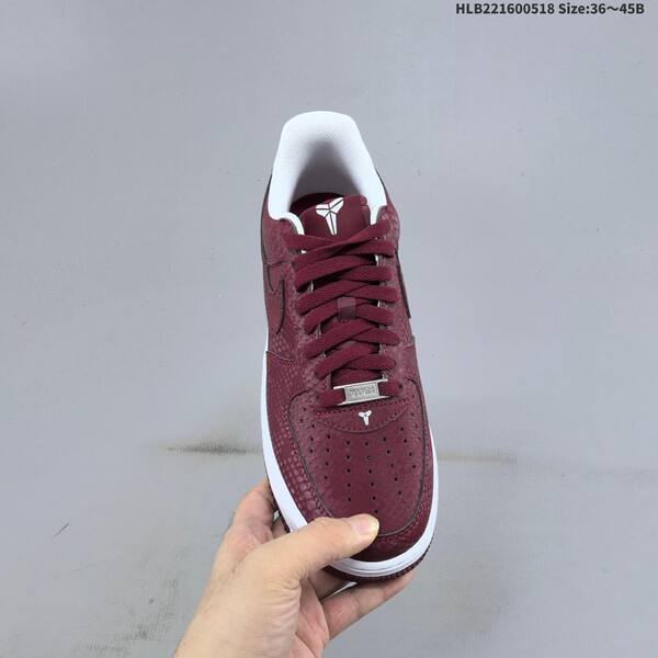 Nike Air Force 1 07 LV8 Kobe burgundy white EU 36-45 sneaker