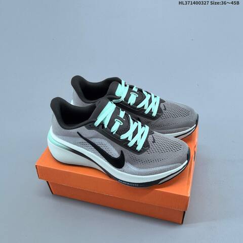 Nike Zoom Pegasus 42 Black Gray Mint White EU 36-45 Running Shoe - Unisex (BS-61109)