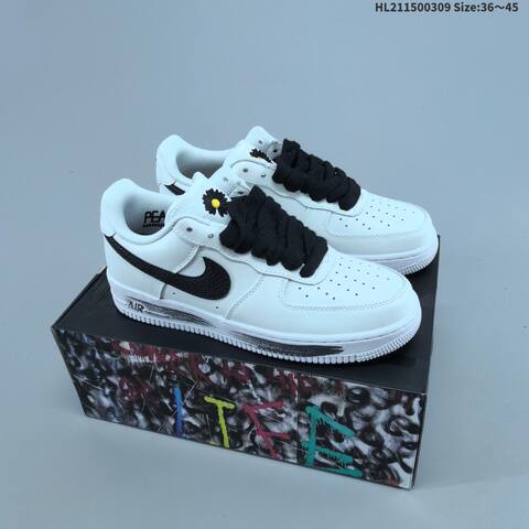 Nike Air Force 1 07 White Black Pink Gum EU 36 45 Sneaker EU 36-45 - Unisex (BS-61405)