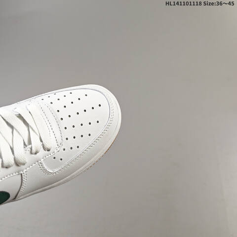 Nike Air Force 1 07 White Dark Green Yellow EU 36-45 Sneaker - Unisex (BS-63507)