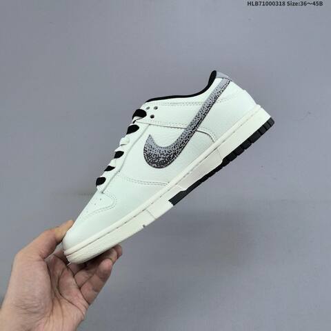 Nike Dunk SB Low Off White Black Grey Red EU 36-45 Skate Shoe - Unisex (BS-61280)