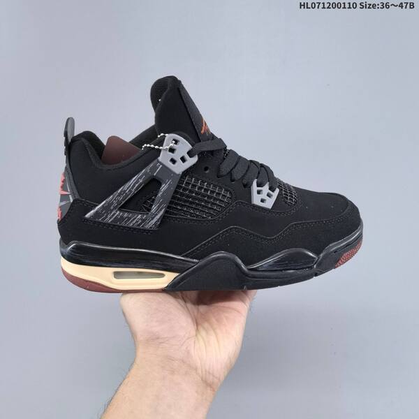 Jordan Air Jordan 4 Retro White/Grey and Black/Grey/Burgundy EU 36-47 basketball