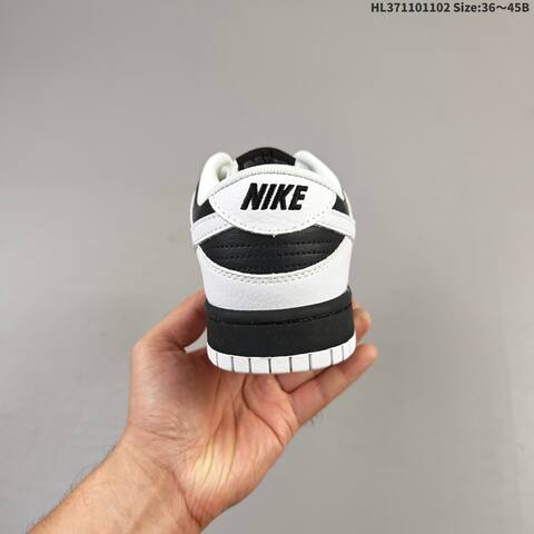 Nike SB Dunk Low White Black EU 36-45 Skate Shoe - Unisex (BS-63939)